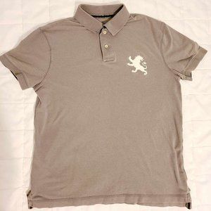 *Vintage* - Men's Large - Express Polo Shirt - Size L Short Sleeve Collared Lion